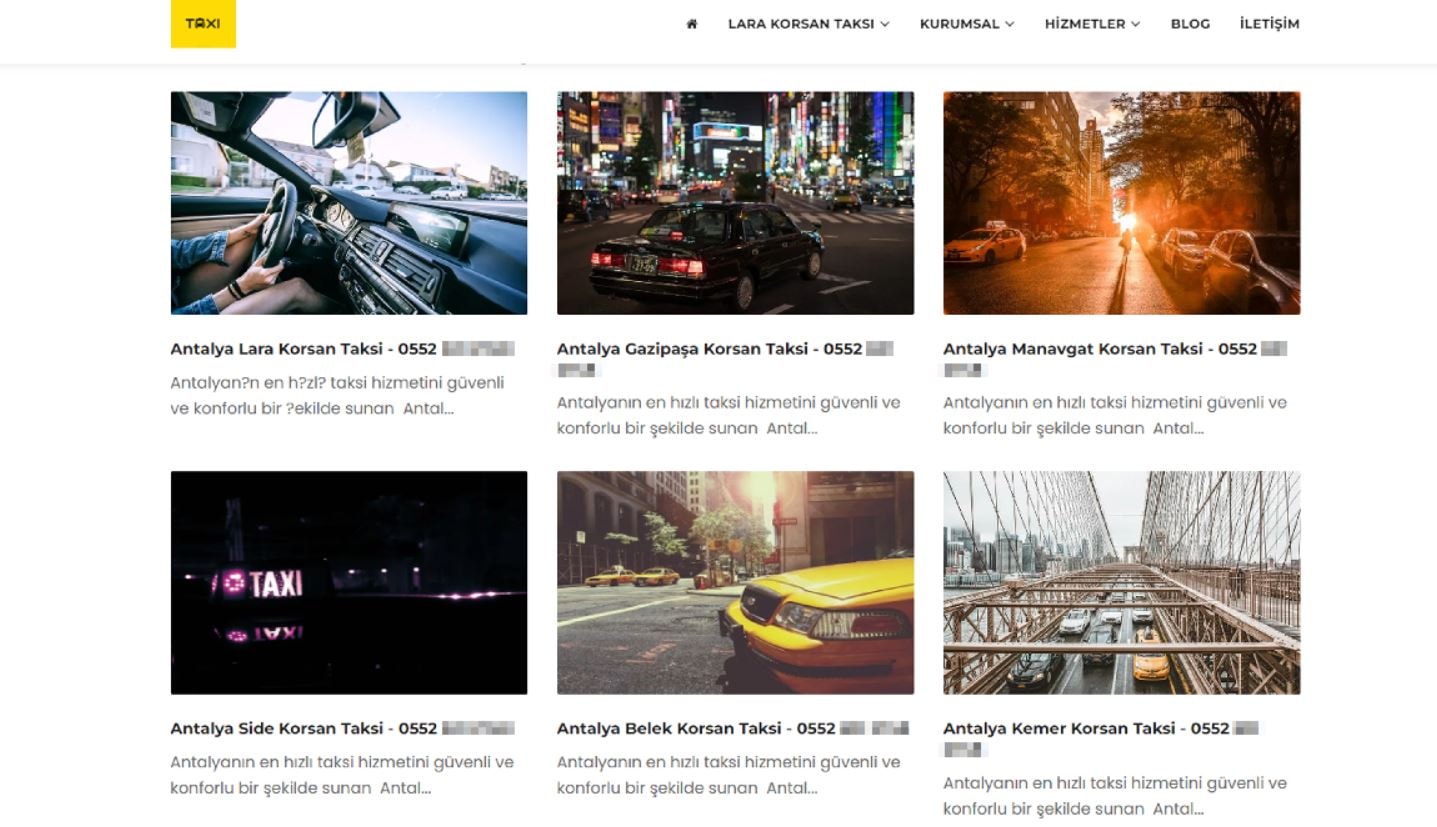 Korsan taksiciler internet sitesi açtı