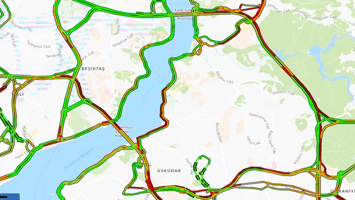 Anadolu Yakası'nda trafik çilesi