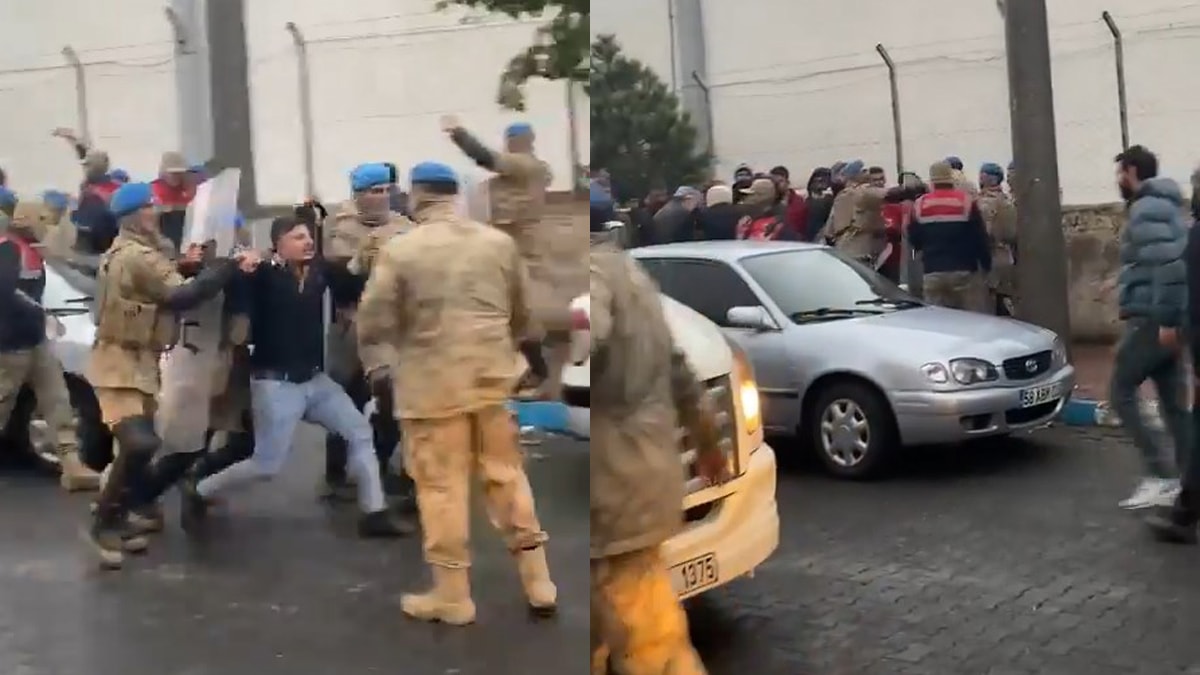 Direnişteki Özak Tekstil işçilerine jandarmadan biber gazlı müdahale