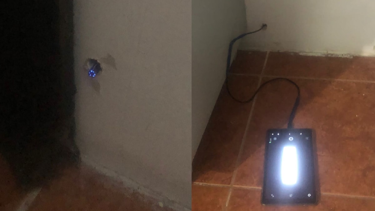 Kadın sağlıkçıların odasına gizli kamera koymuş