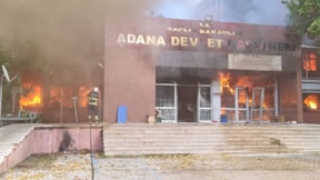 Adana'da hastane binasında yangın