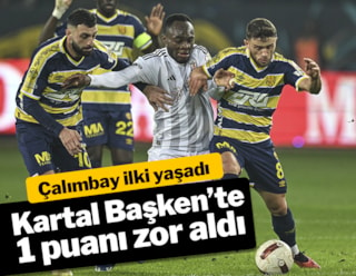 Beşiktaş Ankaragücü deplasmanında 1 puanla yetindi