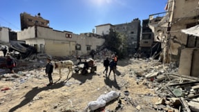 İsrail’in saldırdığı hastanedeki yıkım ortaya çıktı