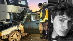 Tekirdağ'da feci kaza: Süt kamyonuyla çarpışıp öldü