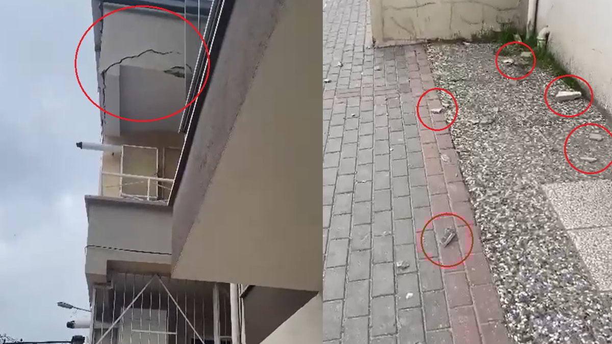 Deprem sonrası 13 artçı yaşandı, duvarlarda çatlaklar meydana geldi