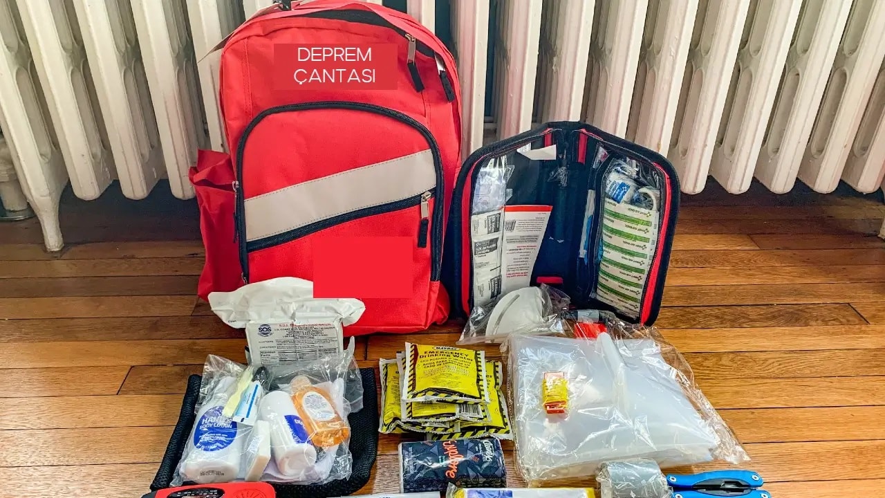 Deprem çantası için hayati uyarı 