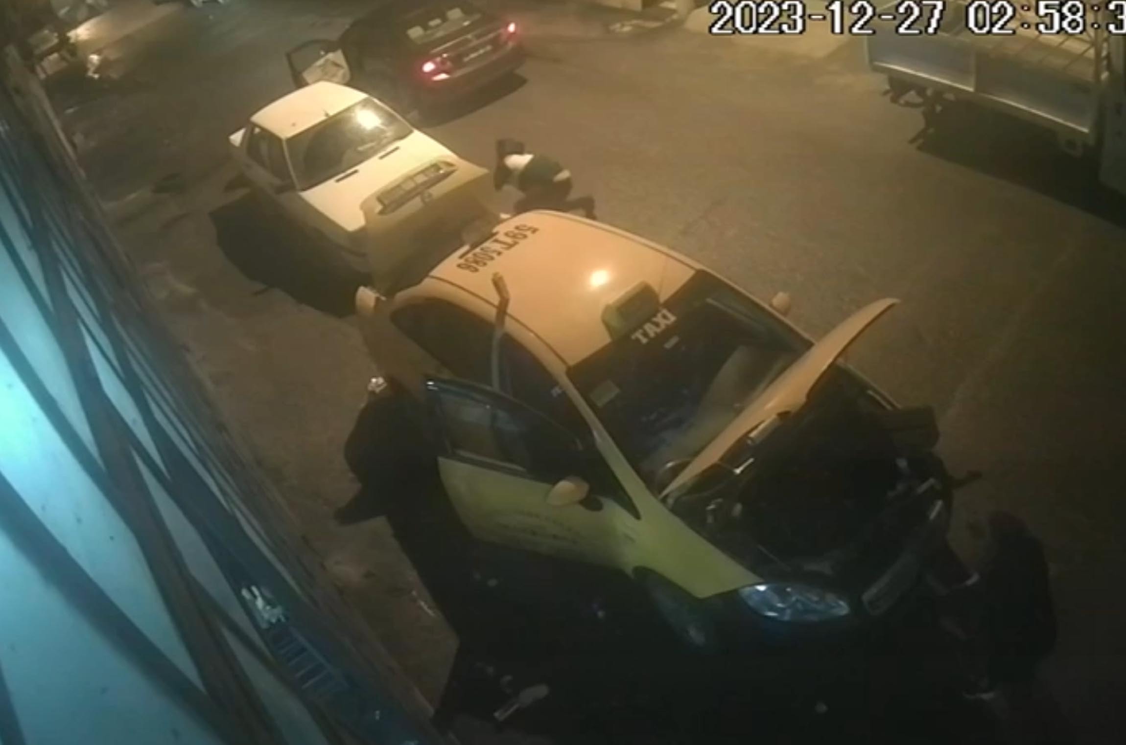 Çorlu'da silahlı çatışma kamerada