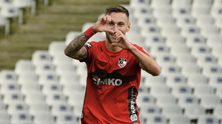 Gaziantep FK'da Gradel ilk golünü attı, Draguş durmadı