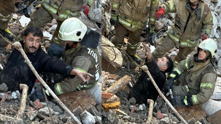 İstanbul'da bina çöktü: Bir işçi enkaz altında kaldı