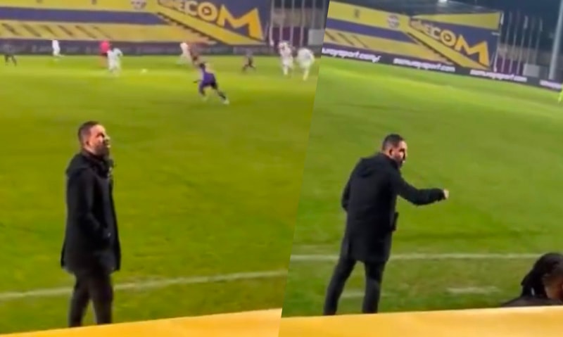 Tribünler Seçil Erzan'a küfürlü tezahürat yaptı Arda Turan tepki gösterdi