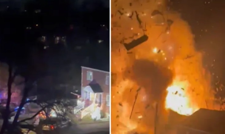 ABD'de polisin aramaya yapmaya gittiği ev havaya uçtu