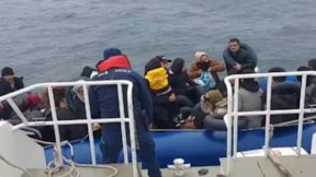 Midilli yolundaki 91 göçmen yakalandı 