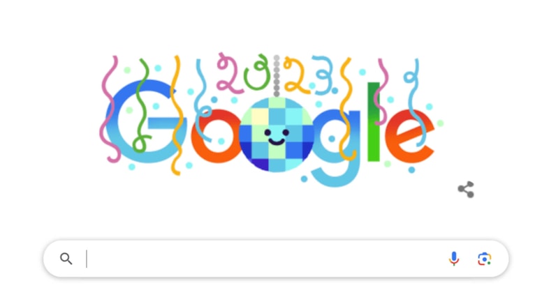 Google'dan yeni yıla özel 'doodle'