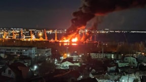 Ukrayna'dan Kırım'a saldırı: 'Rus gemisi denizaltı oldu'