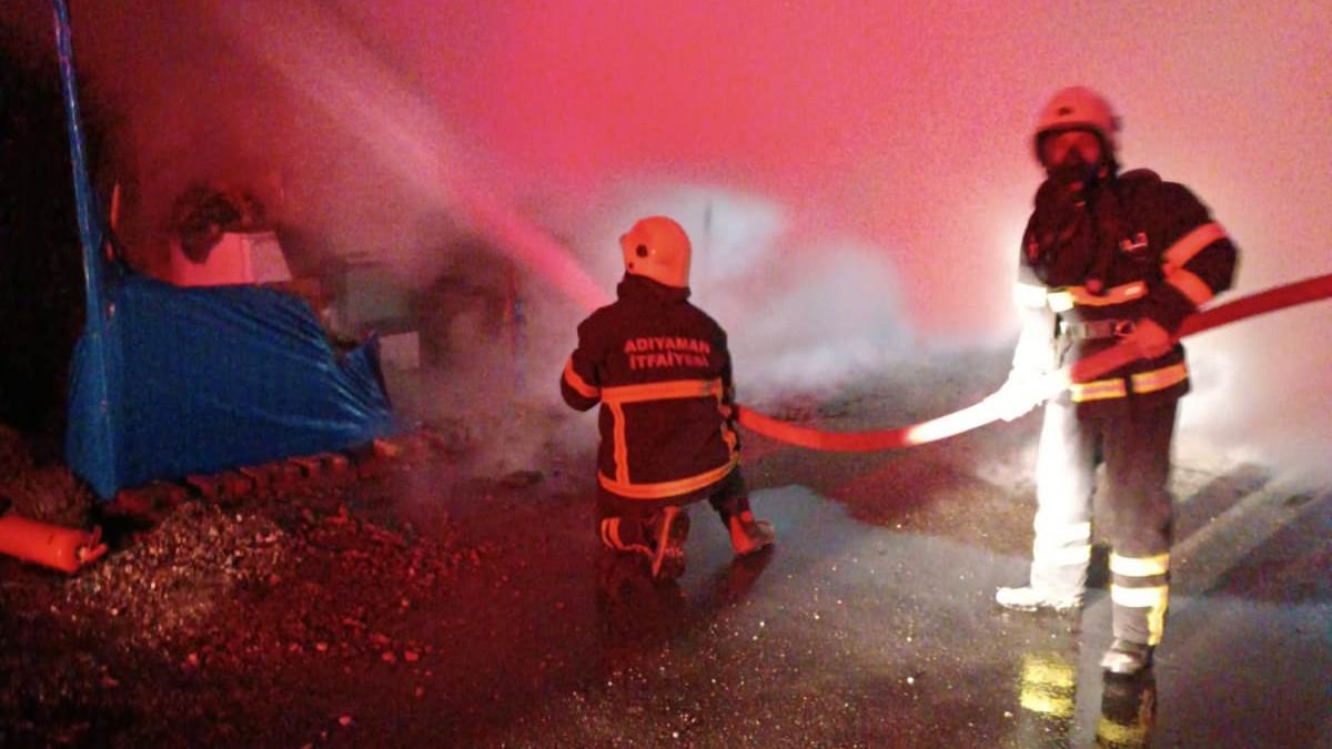 Konteyner kentte yangın