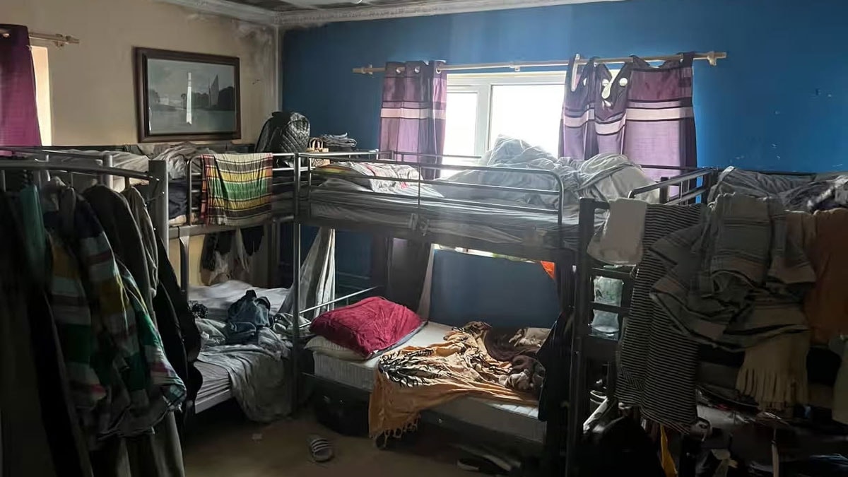 Yangın felaketinin ardından barınma sorunu çıktı... 2 odalı evde, 22 kişi