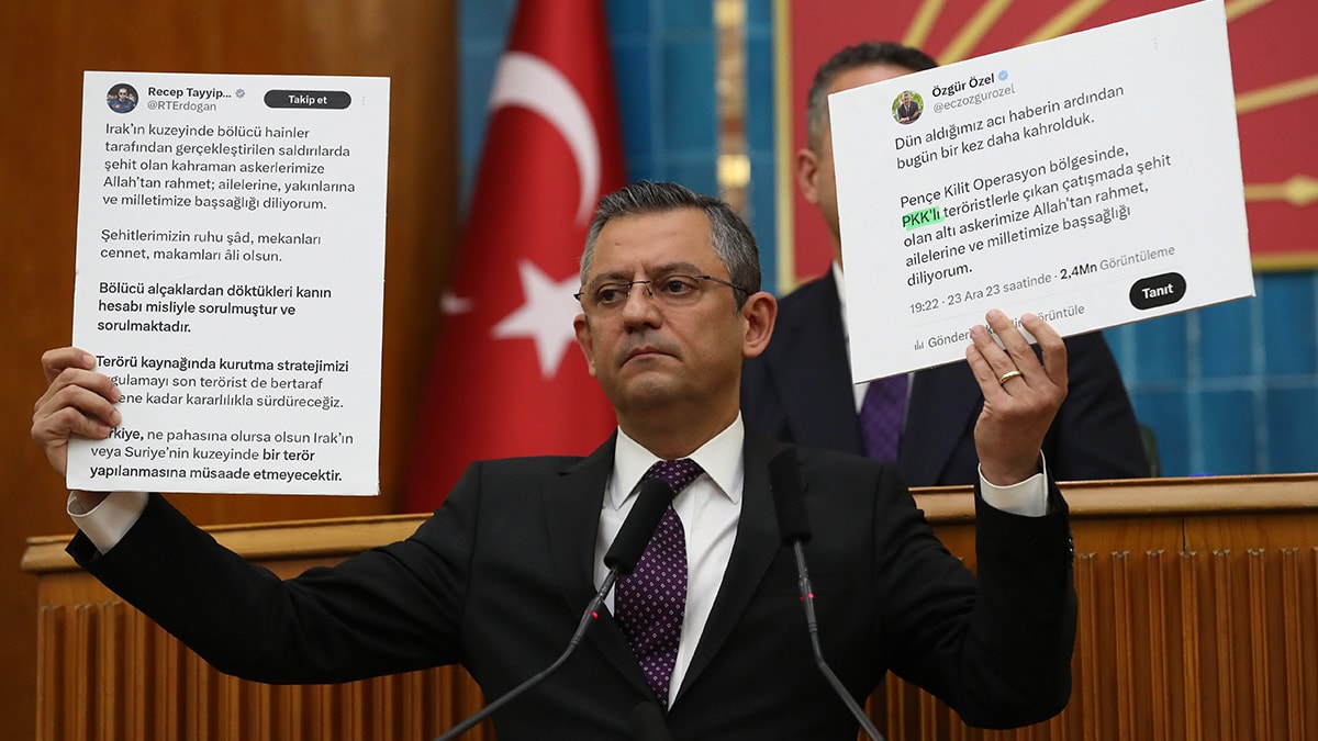 CHP lideri Özel: Şehitleri unutan anlayışla ortaklaşmayacağız