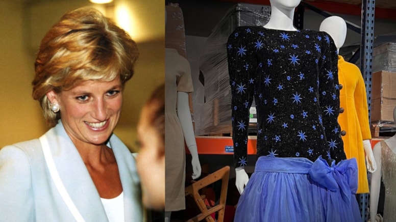 Prenses Diana'nın ikonik elbisesi rekor fiyata satıldı