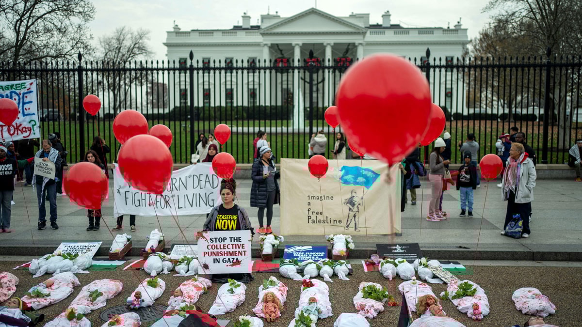 İsrail'in Gazze'ye saldırıları protesto edildi