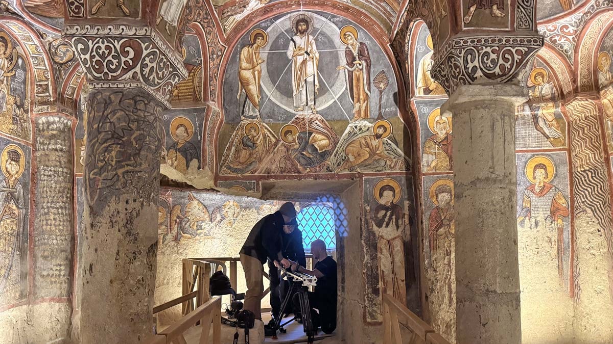 Kapadokya'nın eşsiz güzelliği İngiliz belgeselcilerin merceğinde