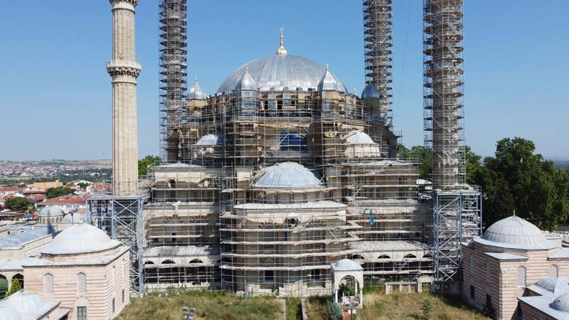 Selimiye Camisi'nin restorasyonu 2024'te tamamlanacak