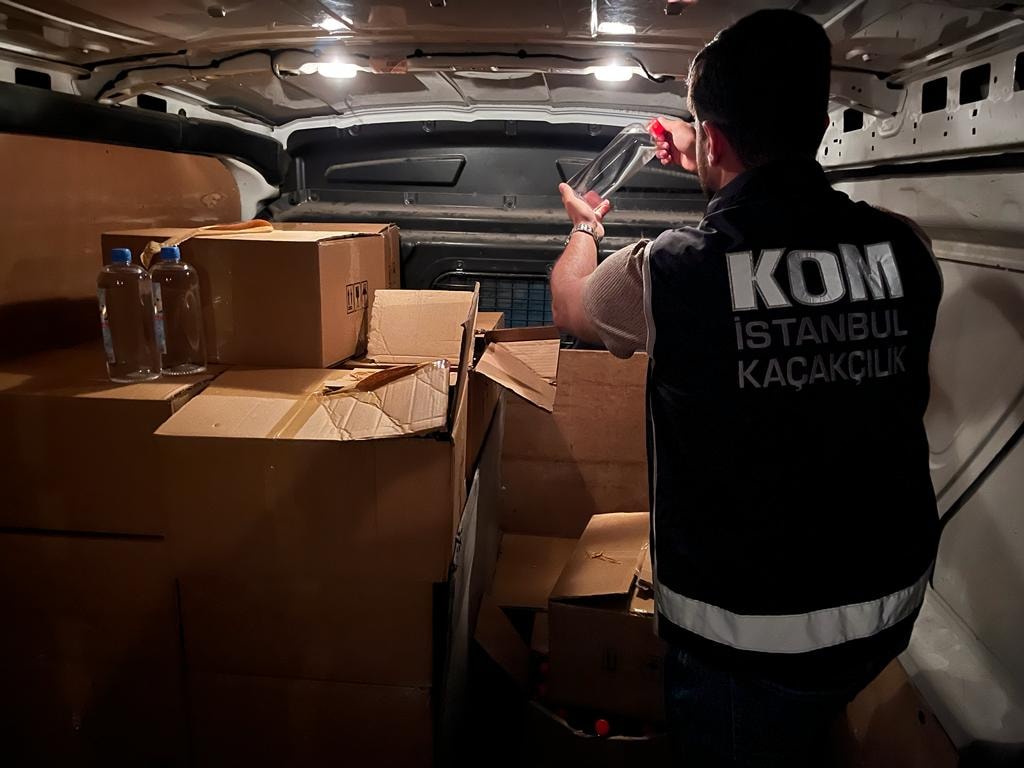 İstanbul'da sahte içki operasyonu