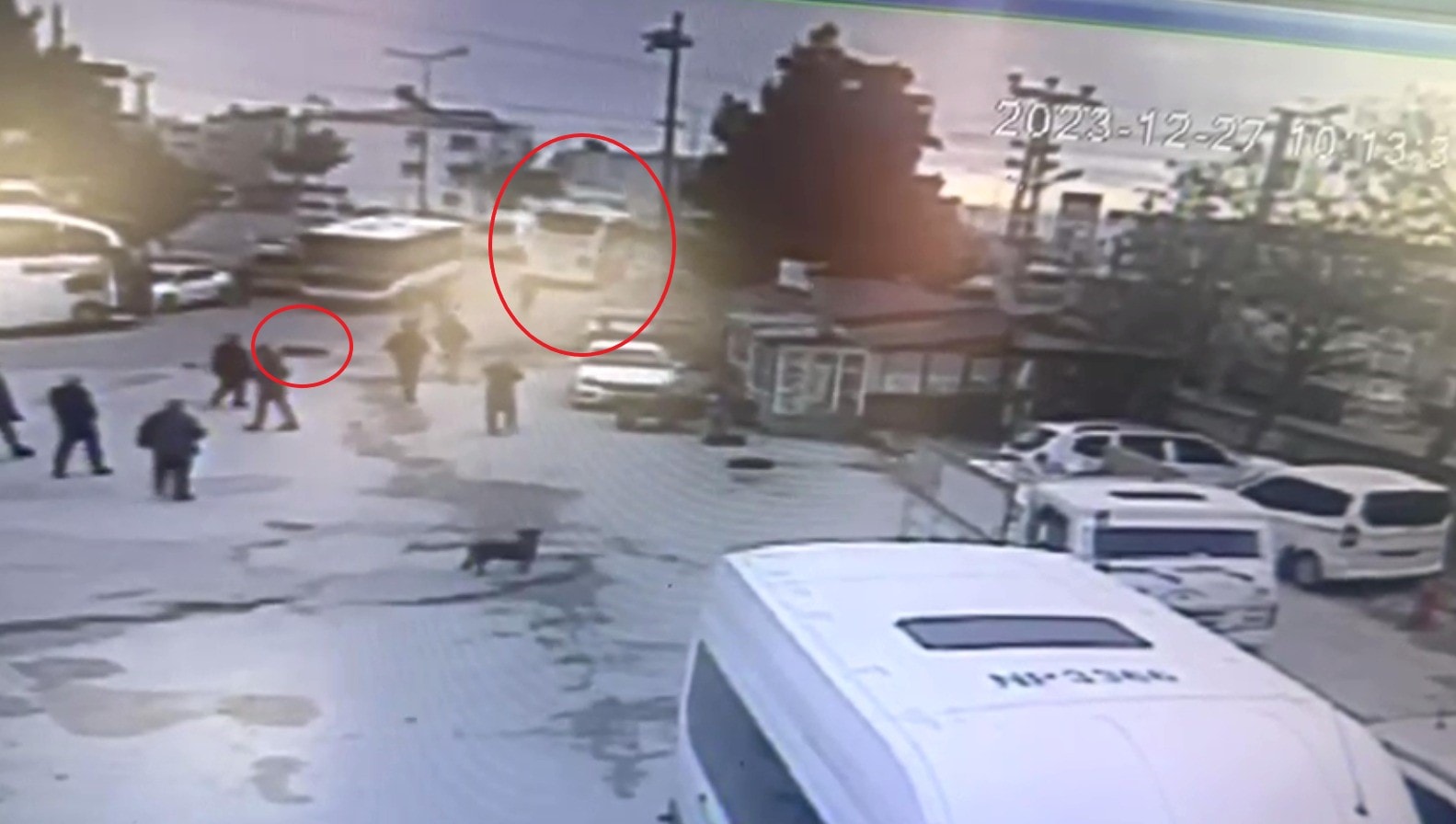 Otogarda dehşet! Herkesin gözü önünde ezerek öldürdü