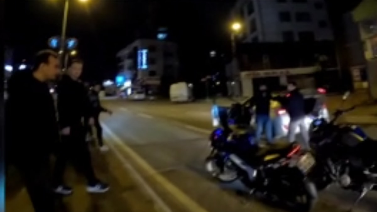 Motosikletli çifte baltalı saldırı