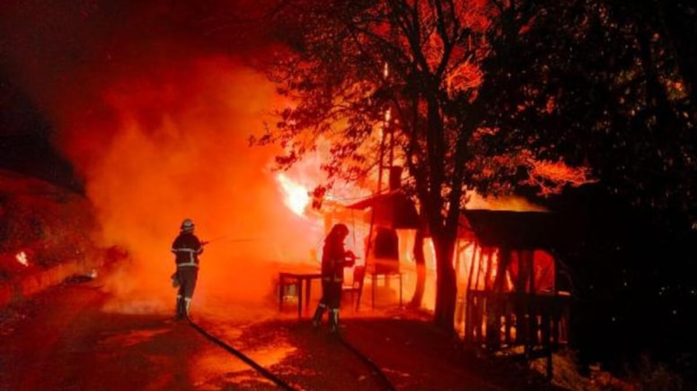 Erbil'de yangın: 14 kişi öldü