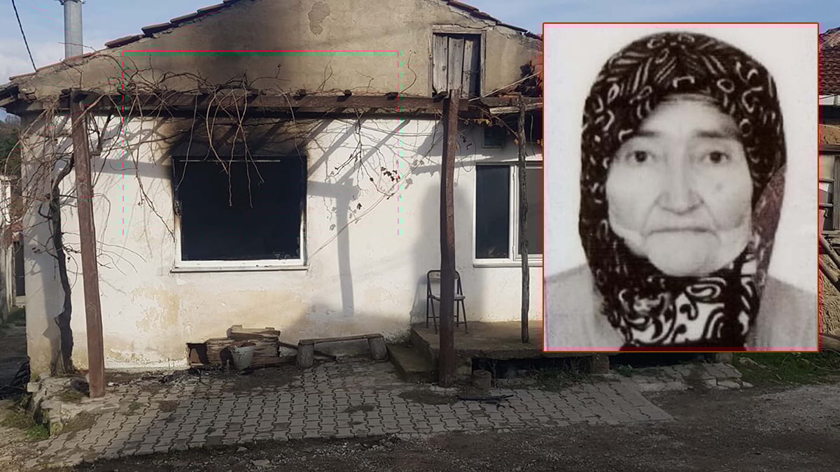 81 yaşındaki kadın yangında can verdi