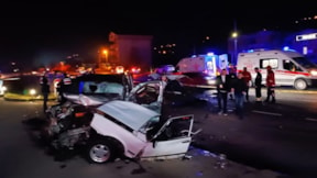 Zonguldak'ta zincirleme trafik kazası: 1 ölü, 5 yaralı