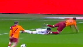 Galatasaray-Gaziantep FK maçında penaltı itirazı