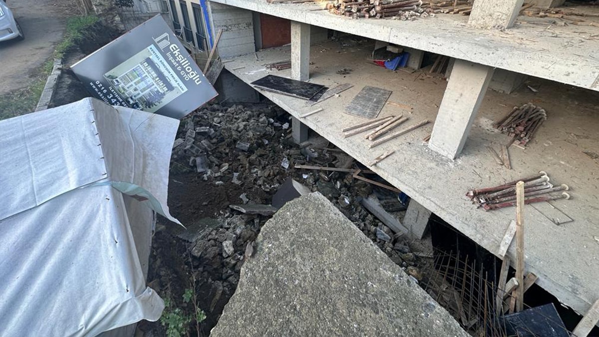 İstanbul’da istinat duvarı çöktü: 3 işçi yaralı