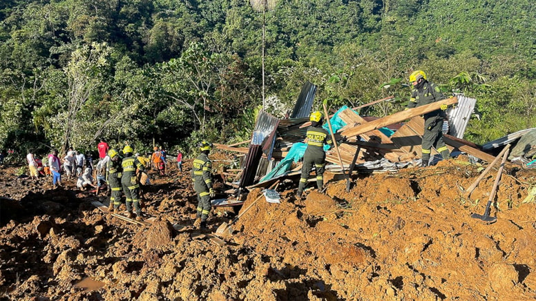 Kolombiya’daki toprak kaymasında ölü sayısı artıyor