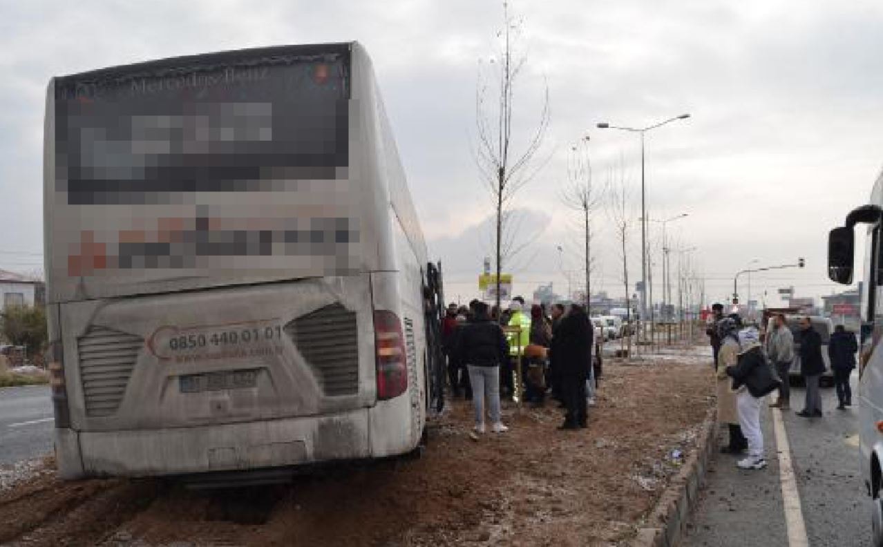 Otobüs kaza yaptı, şoför ehliyetsiz çıktı