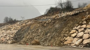 Bartın'da heyelan riski: Köy halkı endişeli