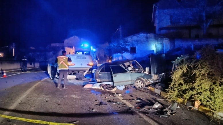 Nevşehir'de iki otomobil çarpıştı: 1 ölü