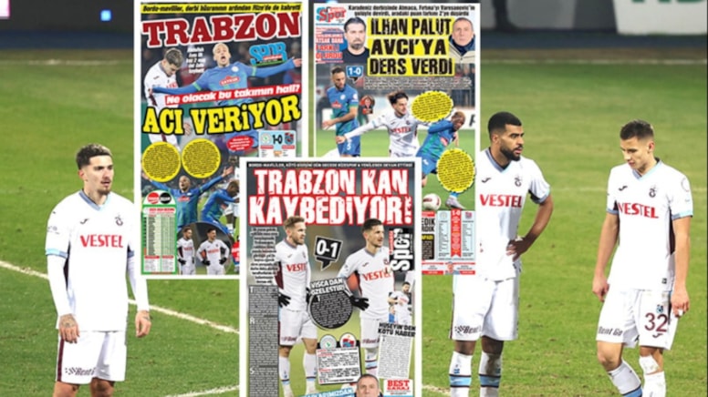 Trabzon'da yerel basın öfkeli: Acı veriyor!