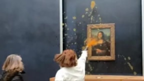 Mona Lisa'ya çorbalı saldırı
