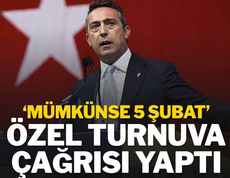 Ali Koç'tan deprem bölgesi için özel turnuva çağrısı