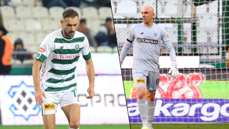 Konyaspor'da iki futbolcu Galatasaray maçı öncesi kadro dışı kaldı