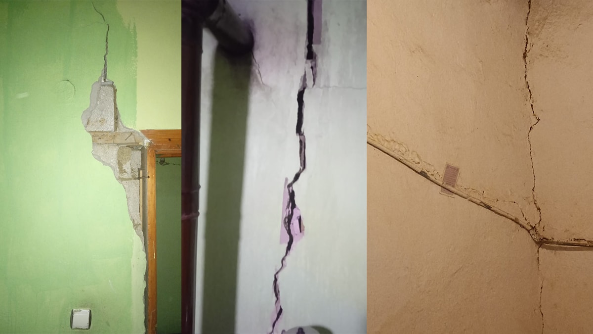 Deprem sonrası korkutan manzara: 28 evde çatlaklar tespit edildi