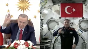 Erdoğan, Alper Gezeravcı'yla canlı yayında konuştu