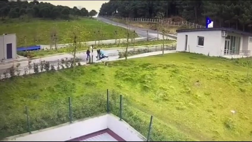 İBB Arıtma Tesisi'nde korkunç cinayet anı kamerada!