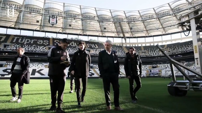 Fernando Santos, Tüpraş Stadyumu'nu inceledi