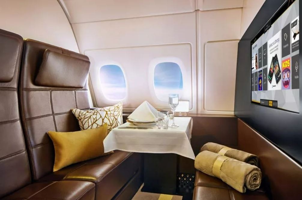 Gökyüzündeki otel: Lüks havayolu firması üç odalı suitiyle göz dolduruyor