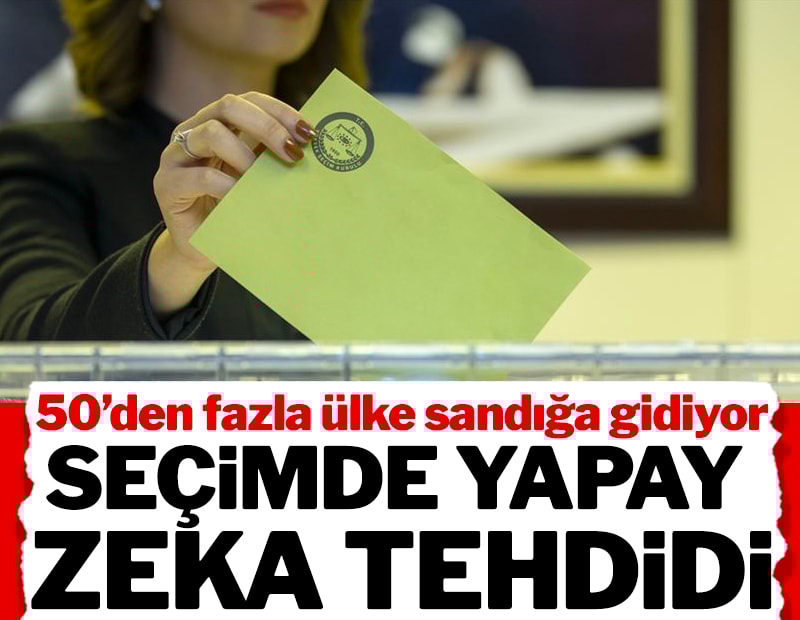 Dünyada tarihin en büyük seçim yılı: Yapay zeka uyarısı