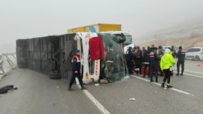 Malatya'da otobüs devrildi: Dört ölü, 36 yaralı