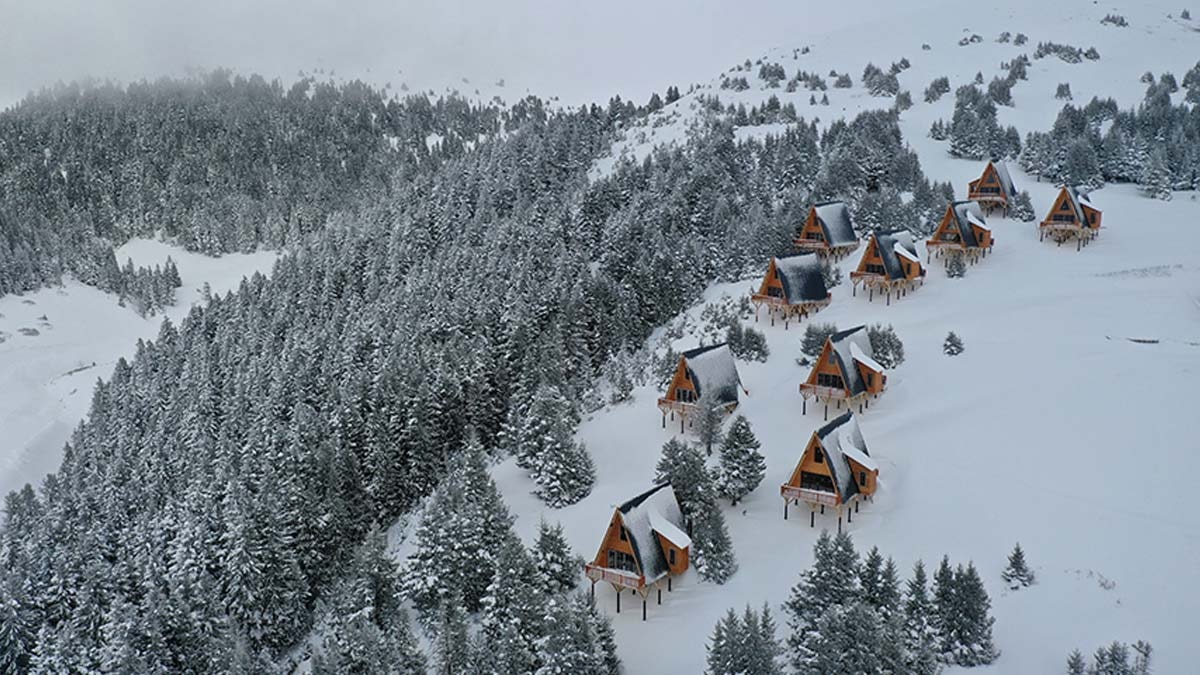Doğaseverlerin kış rotası: Kümbet Yaylası