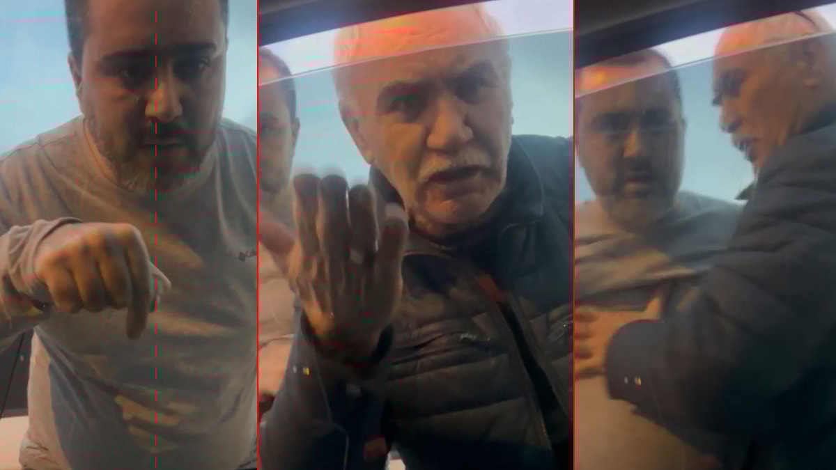 Otomobildeki çocuğa dahi küfreden o magandalar yakalandı